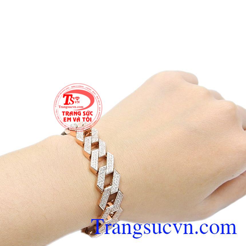 Lắc tay nam vàng hồng, Lắc tay nam vàng tây, lắc tay vàng sang trọng Lắc tay nam vàng hồng, Lắc tay nam vàng tây, lắc tay vàng sang trọng