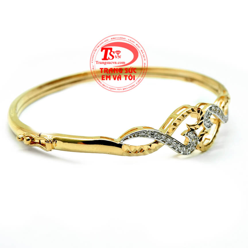 V&ograve;ng tay v&agrave;ng tr&aacute;i tim đ&ocirc;i, v&ograve;ng tay v&agrave;ng t&acirc;y cho nữ, V&ograve;ng tay mẫu m&atilde; đẹp chất lượng cao, v&ograve;ng tay thời trang