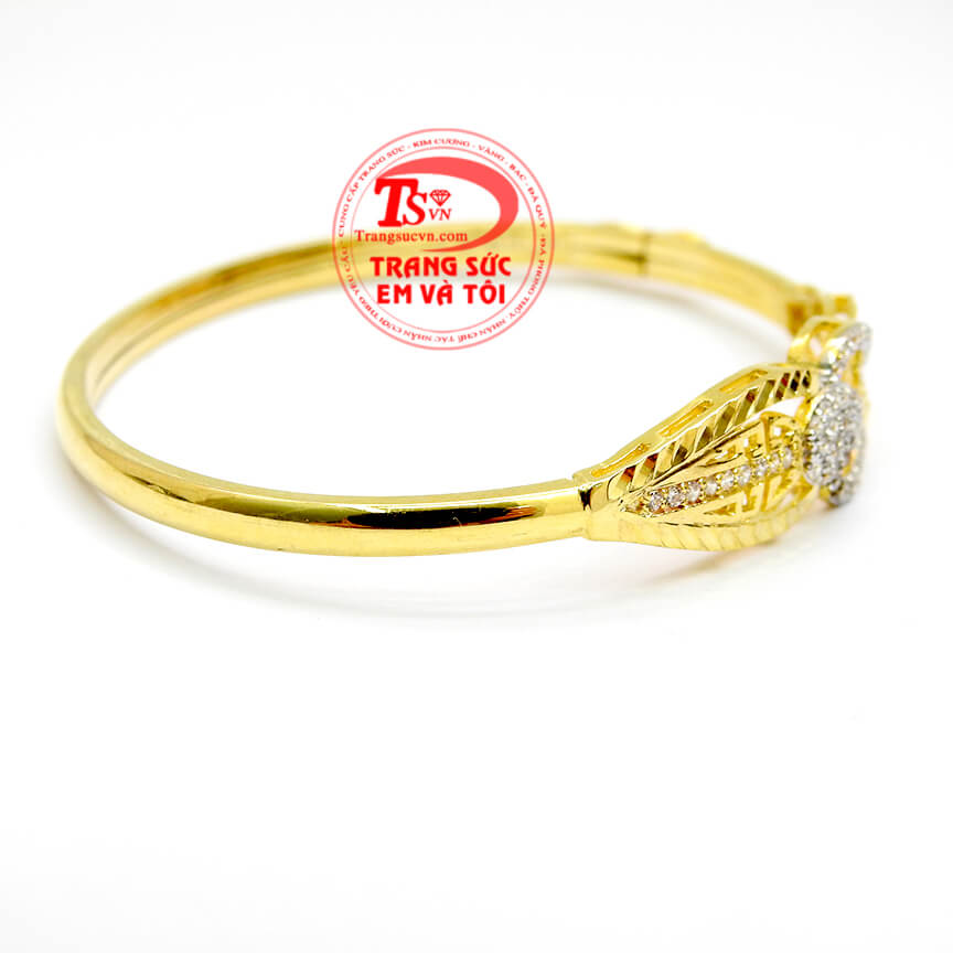 V&ograve;ng v&agrave;ng tr&aacute;i tim đ&iacute;nh đ&aacute;, V&ograve;ng tay v&agrave;ng t&acirc;y nữ chất lượng cao, V&ograve;ng tay thiết kế tinh xảo, thời trang