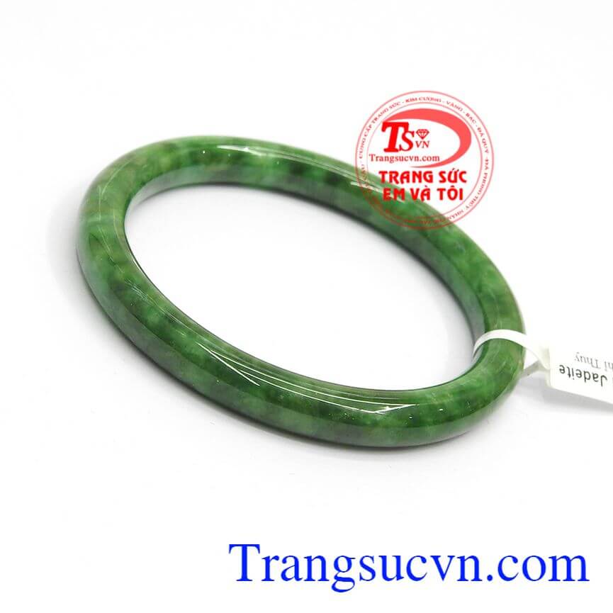 Vòng ngọc Phỉ Thúy sơn thủy, Vòng Ngọc thiên nhiên đẹp, Vòng tay nữ sang trọng