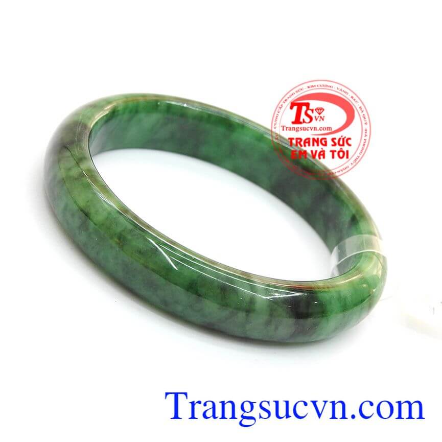 Vòng Phỉ Thúy Bản Hẹ Mệnh Mộc, Vòng tay ngọc thiên nhiên phong thủy, Vòng tay trang nhã