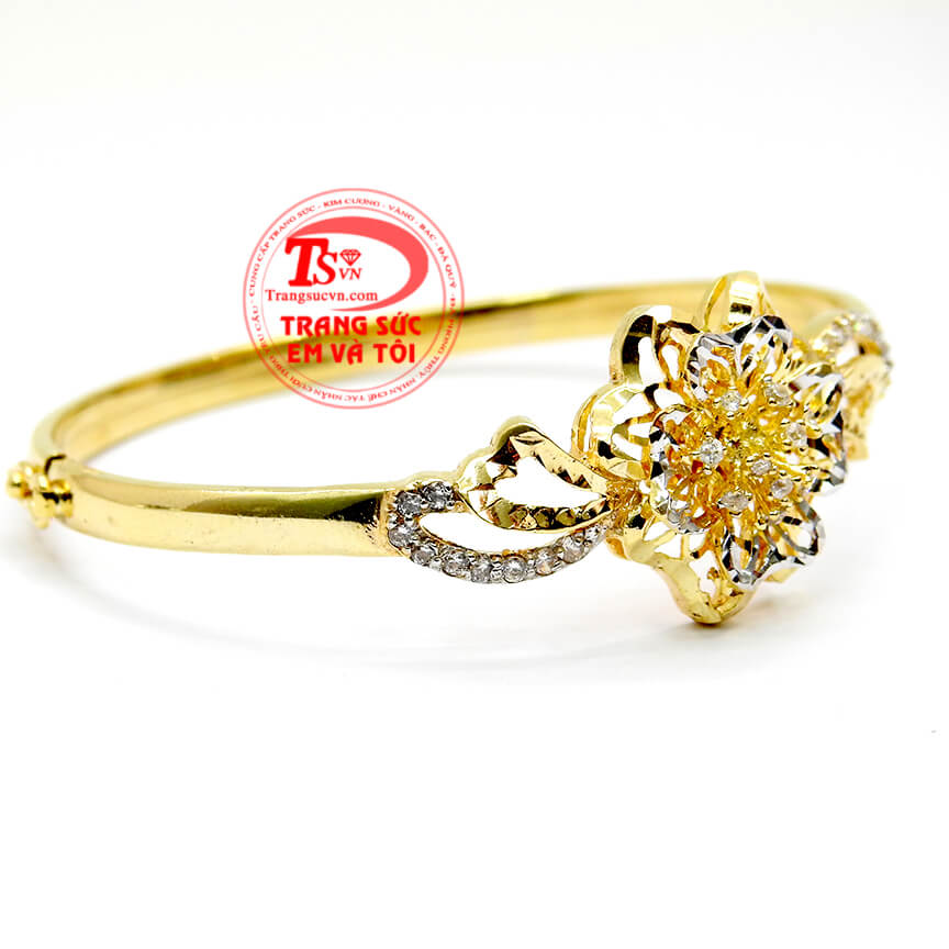 V&ograve;ng tay hoa đ&iacute;nh đ&aacute; cho bạn g&aacute;i, V&ograve;ng tay v&agrave;ng t&acirc;y chất lượng cao, thiết kế đẹp, V&ograve;ng tay đẹp ph&ugrave; hợp nhiều lứa tuổi