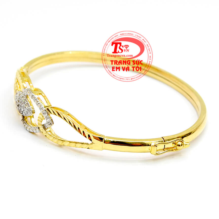 V&ograve;ng v&agrave;ng tr&aacute;i tim đ&iacute;nh đ&aacute;, V&ograve;ng tay v&agrave;ng t&acirc;y nữ chất lượng cao, V&ograve;ng tay thiết kế tinh xảo, thời trang