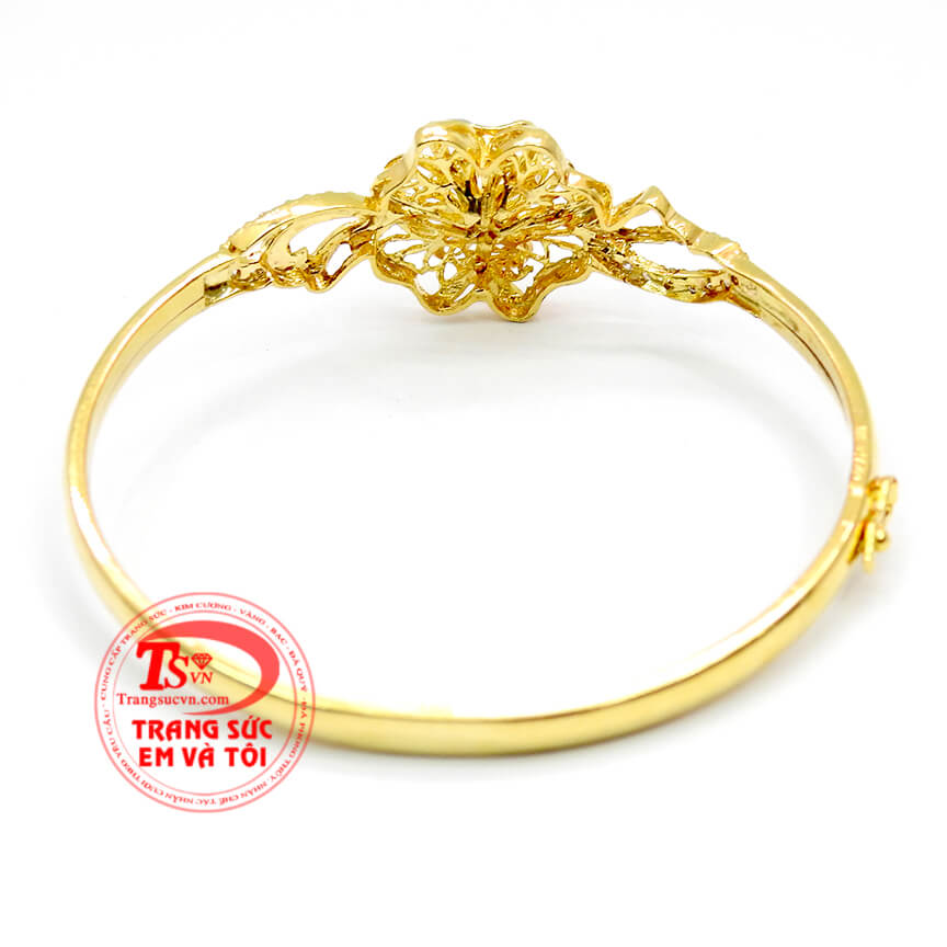 V&ograve;ng tay hoa đ&iacute;nh đ&aacute; cho bạn g&aacute;i, V&ograve;ng tay v&agrave;ng t&acirc;y chất lượng cao, thiết kế đẹp, V&ograve;ng tay đẹp ph&ugrave; hợp nhiều lứa tuổi