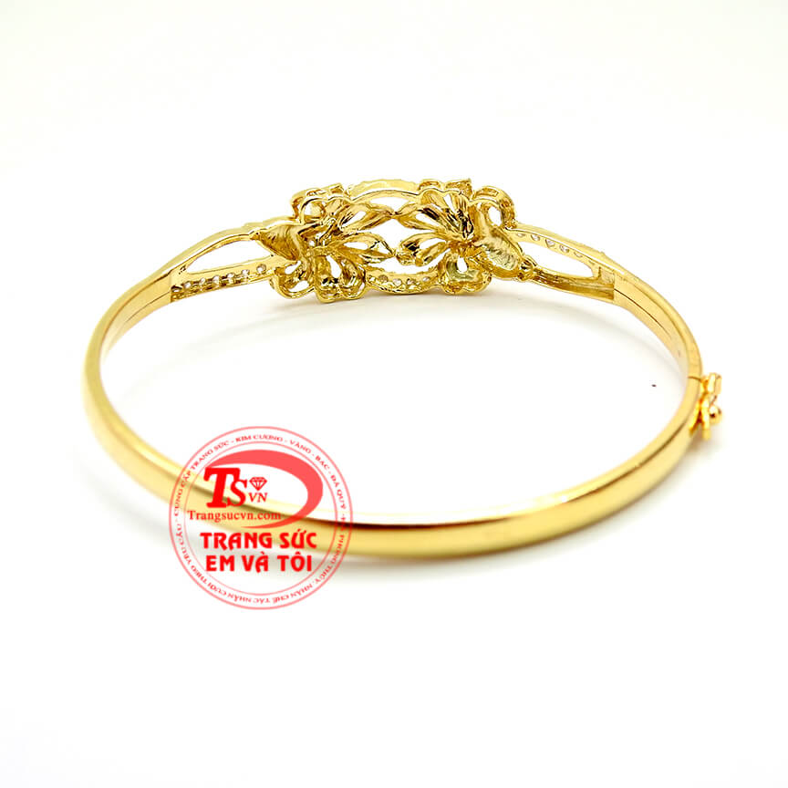 V&ograve;ng v&agrave;ng hoa k&eacute;p đ&iacute;nh đ&aacute;, V&ograve;ng v&agrave;ng t&acirc;y nữ thiết kế độc đ&aacute;o, V&ograve;ng tay v&agrave;ng t&acirc;y qu&yacute; ph&aacute;i sang trọng, Qu&agrave; tặng ph&aacute;i đẹp