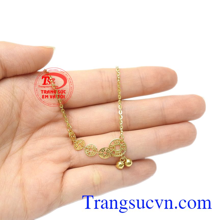 Lắc tay nữ kim tiền tài lộc, Lắc tay nữ vàng, Lắc tay vàng thời trang Lắc tay nữ kim tiền tài lộc, Lắc tay nữ vàng, Lắc tay vàng thời trang