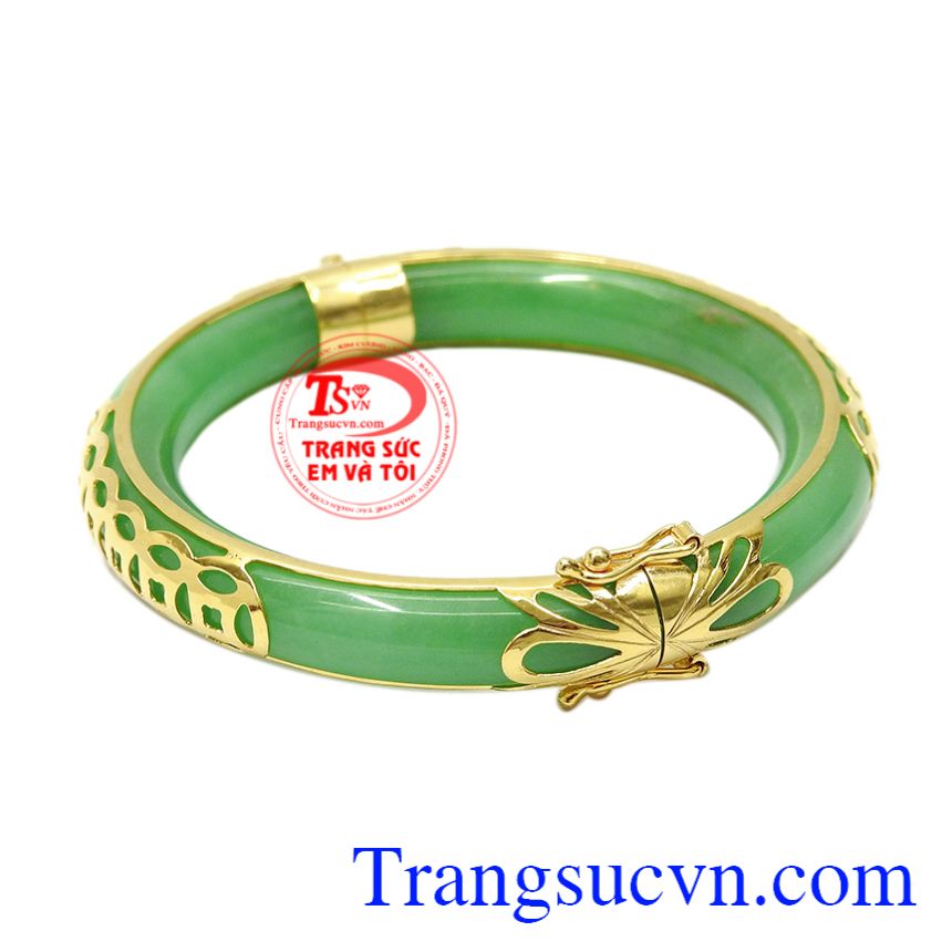 Vòng cẩm thạch bọc vàng kim tiền, Vòng cẩm thạch bọc vàng đẹp, Vòng tay nữ vàng Vòng cẩm thạch bọc vàng kim tiền, Vòng cẩm thạch bọc vàng đẹp, Vòng tay nữ vàng