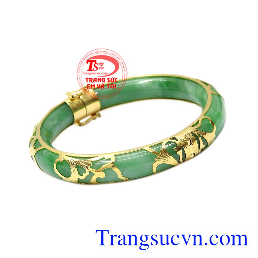 Vòng ngọc bọc vàng an nhiên, vòng tay vàng tây Vòng ngọc bọc vàng an nhiên, vòng tay vàng tây