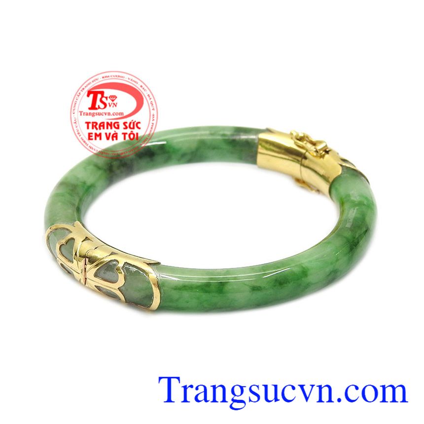 Vòng ngọc cẩm thạch bọc vàng đẹp, Vòng bọc vàng, vòng ngọc bọc vàng sang trọng Vòng ngọc cẩm thạch bọc vàng đẹp, Vòng bọc vàng, vòng ngọc bọc vàng sang trọng