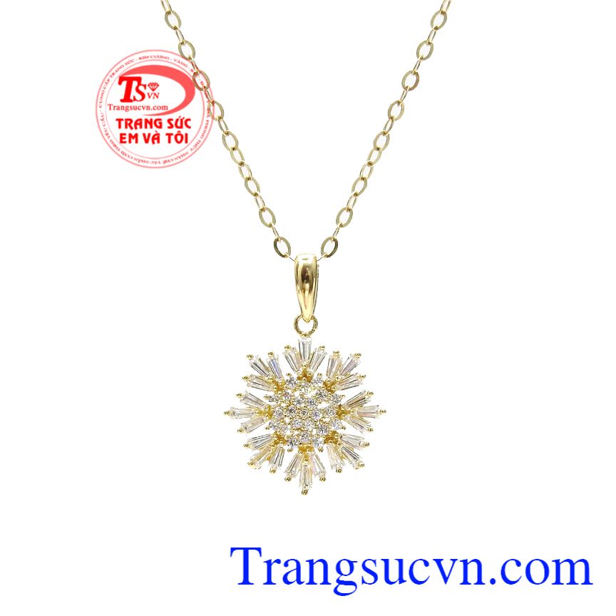 Bộ trang sức hoa tuyết diệu kỳ, Bộ dây chuyền nữ, Trang sức nữ thời trang Bộ trang sức hoa tuyết diệu kỳ, Bộ dây chuyền nữ, Trang sức nữ thời trang