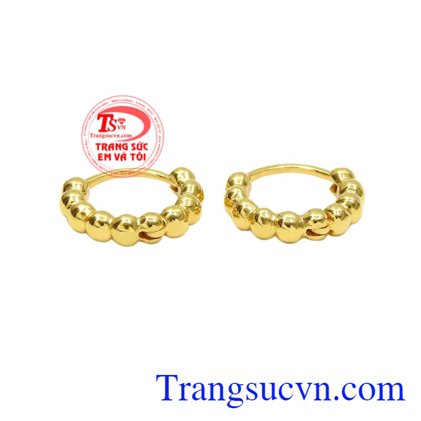 Hoa tai vàng màu xinh xắn, Hoa tai nữ vàng, Hoa tai vàng thời trang Hoa tai vàng màu xinh xắn, Hoa tai nữ vàng, Hoa tai vàng thời trang