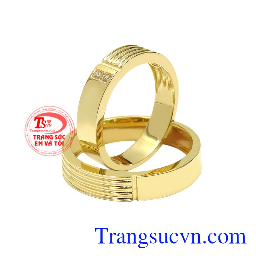Nhẫn cưới vàng tây ấn tượng, Nhẫn cưới sang trọng, Nhẫn cưới vàng tây thời trang Nhẫn cưới vàng tây ấn tượng, Nhẫn cưới sang trọng, Nhẫn cưới vàng tây thời trang