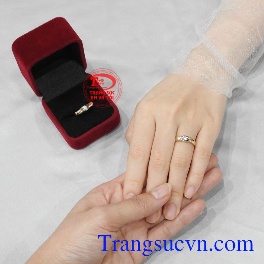 Nhẫn cưới vàng tây kết duyên, Nhẫn cưới thời trang, Nhẫn cưới vàng sang trọng Nhẫn cưới vàng tây kết duyên, Nhẫn cưới thời trang, Nhẫn cưới vàng sang trọng