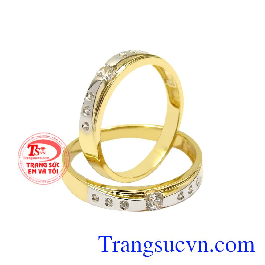 Nhẫn cưới vàng tây thời thượng, Nhẫn cưới phong cách, Nhẫn cưới vàng sang trọng Nhẫn cưới vàng tây thời thượng, Nhẫn cưới phong cách, Nhẫn cưới vàng sang trọng