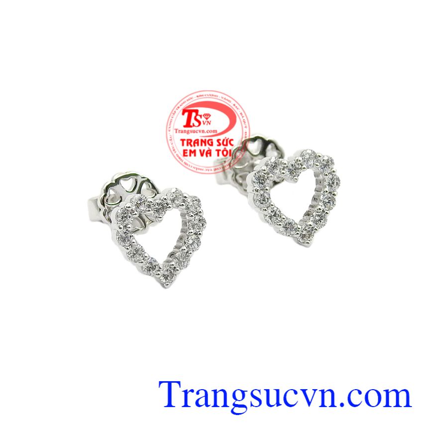 Hoa tai trái tim rung động, Hoa tai nữ vàng, Hoa tai vàng sang trọng Hoa tai trái tim rung động, Hoa tai nữ vàng, Hoa tai vàng sang trọng