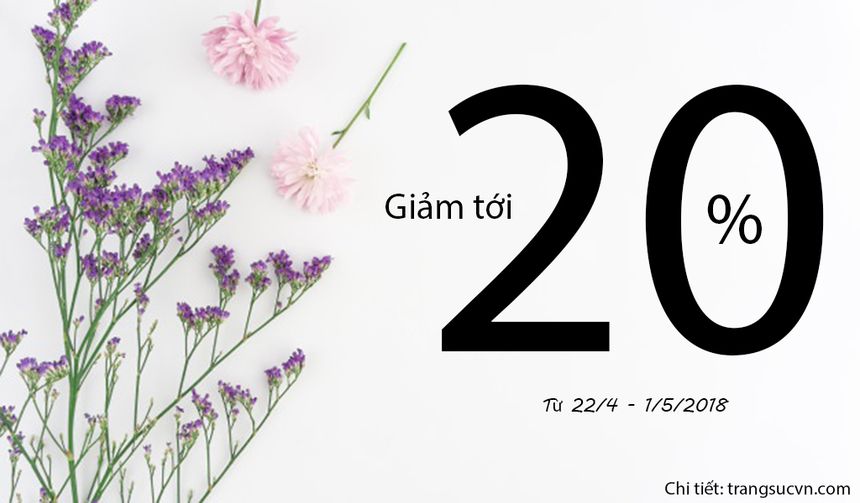 Giảm giá lớn ngày 30/4 - 1/5 Giảm giá lớn ngày 30/4 - 1/5