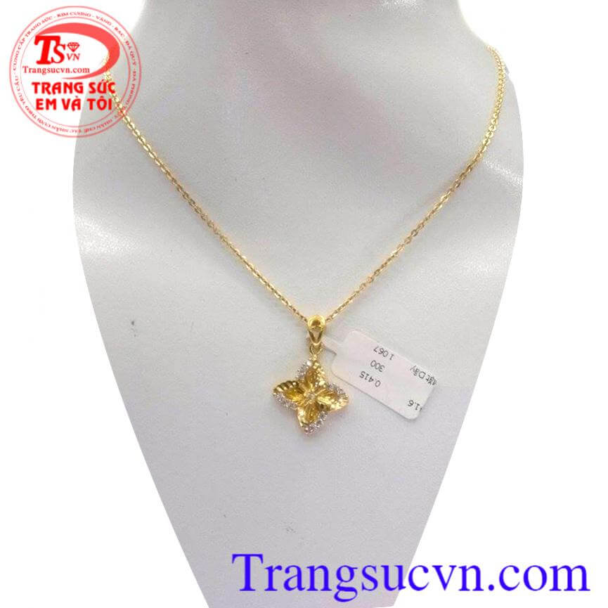 Bộ mặt dây chuyền vàng nữ dây, Trang sức bộ, bộ dây chuyền sang trọng Bộ mặt dây chuyền vàng nữ dây, Trang sức bộ, bộ dây chuyền sang trọng