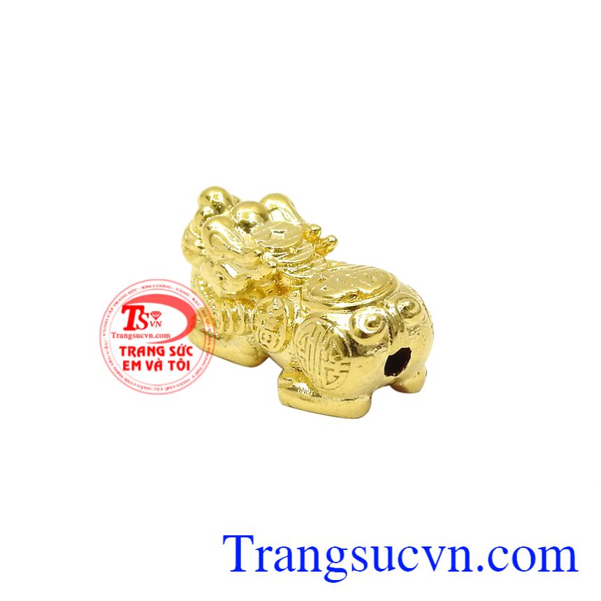 Charm tỳ hưu vàng cát tường, Mặt dây vàng nam, Mặt dây chuyền sang trọng Charm tỳ hưu vàng cát tường, Mặt dây vàng nam, Mặt dây chuyền sang trọng