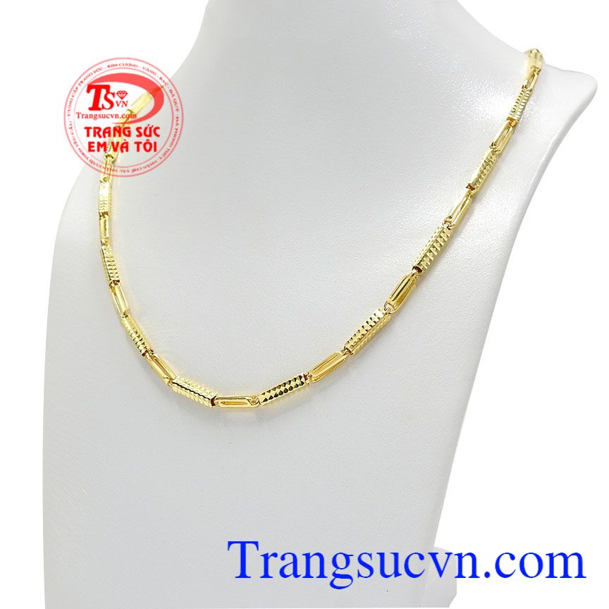Dây chuyền nam thời trang xu hướng, Dây chuyền vàng tây, Dây chuyền vàng đẳng cấp