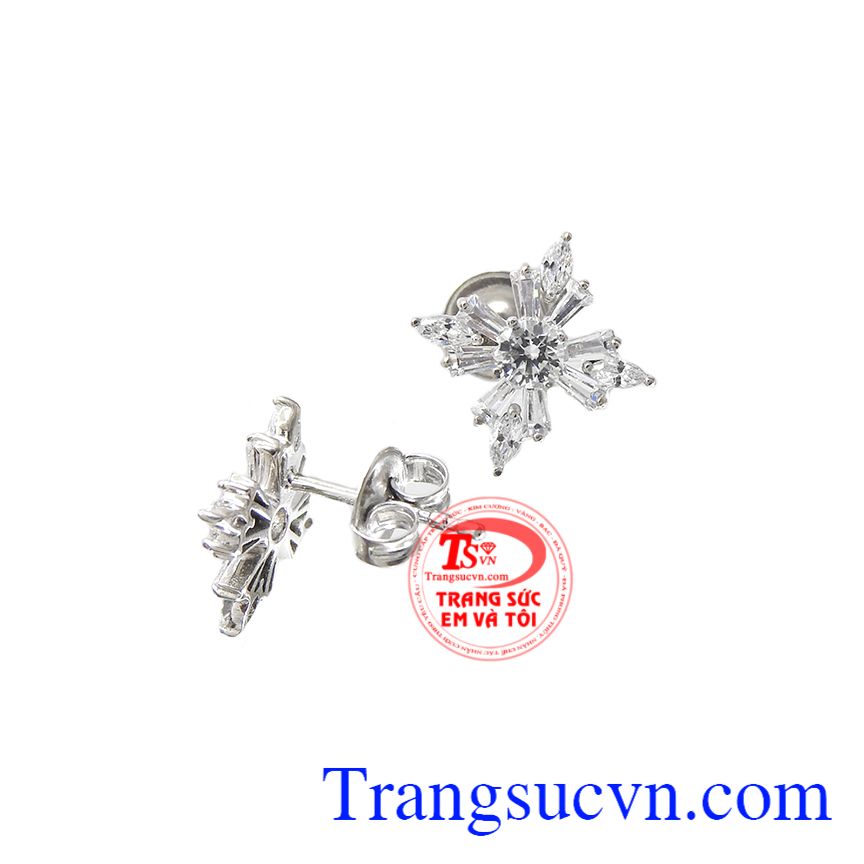 Hoa tai vàng trắng tỏa sáng, Hoa tai nữ vàng, Hoa tai vàng duyên dáng Hoa tai vàng trắng tỏa sáng, Hoa tai nữ vàng, Hoa tai vàng duyên dáng
