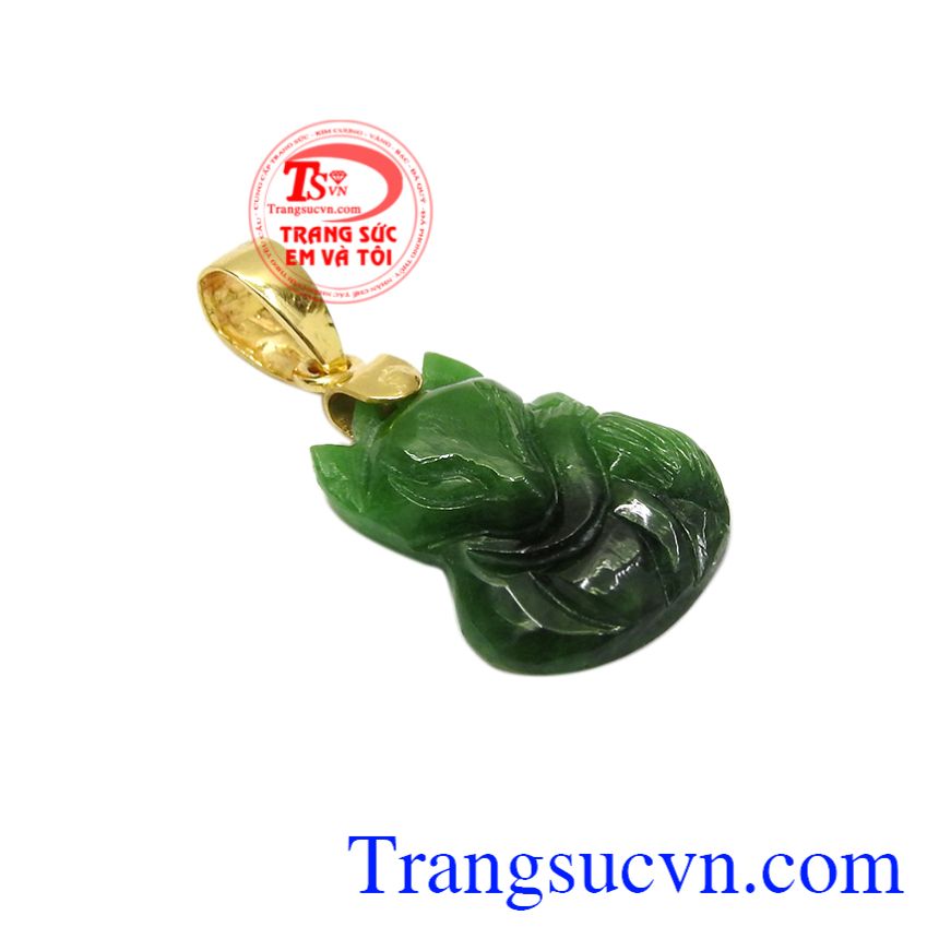 Mặt dây hồ ly cẩm thạch đẹp, Mặt dây chuyền cẩm thạch, Mặt dây chuyền nữ đẹp Mặt dây hồ ly cẩm thạch đẹp, Mặt dây chuyền cẩm thạch, Mặt dây chuyền nữ đẹp