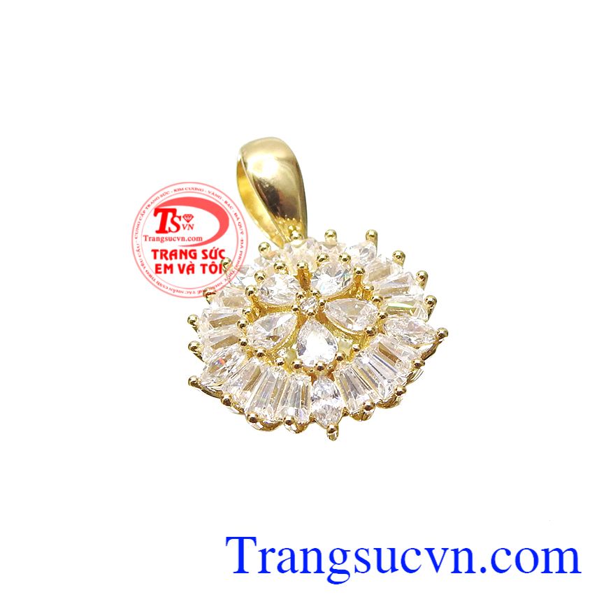 Mặt dây lấp lánh vàng tây, Mặt dây chuyền nữ, mặt dây chuyền sang trọng Mặt dây lấp lánh vàng tây, Mặt dây chuyền nữ, mặt dây chuyền sang trọng