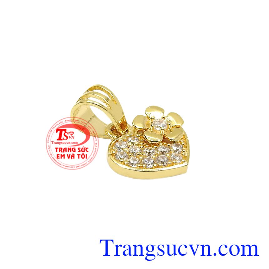 Mặt dây trái tim chung thủy, Mặt dây nữ vàng, Mặt dây vàng cá tính Mặt dây trái tim chung thủy, Mặt dây nữ vàng, Mặt dây vàng cá tính
