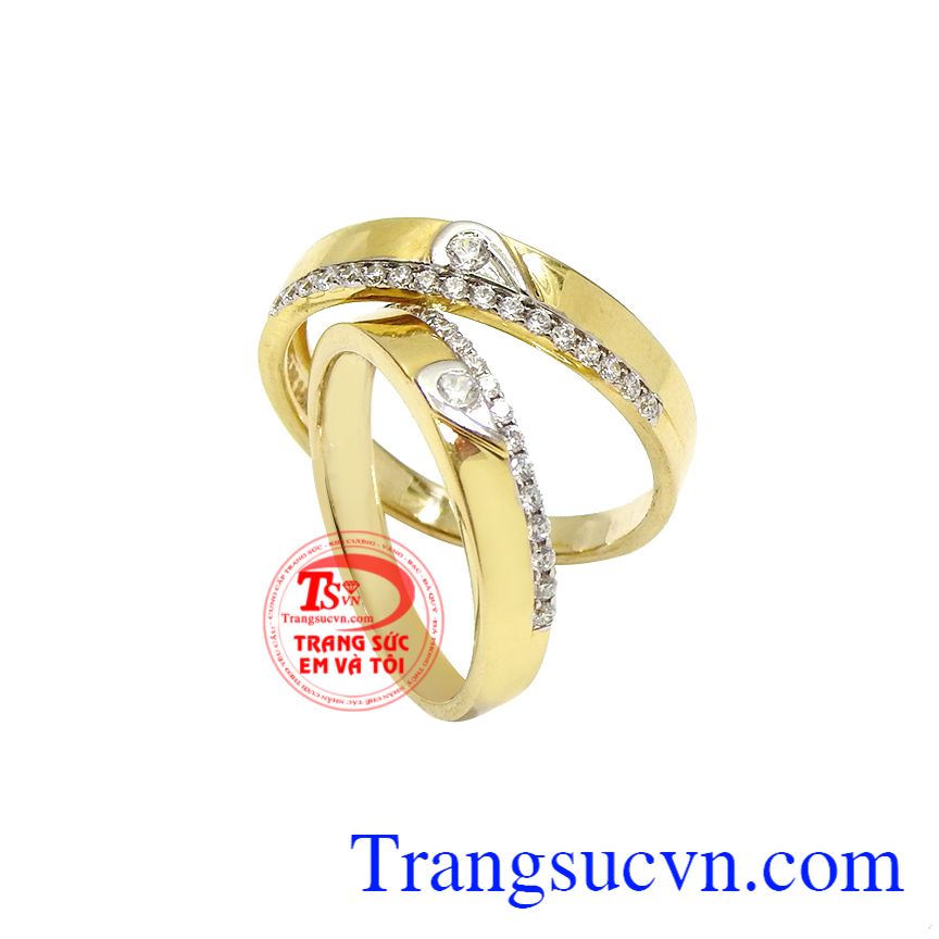 Nhẫn cưới hòa nhịp con tim, Nhẫn cưới sang trọng, Nhẫn cưới vàng phong cách Nhẫn cưới hòa nhịp con tim, Nhẫn cưới sang trọng, Nhẫn cưới vàng phong cách