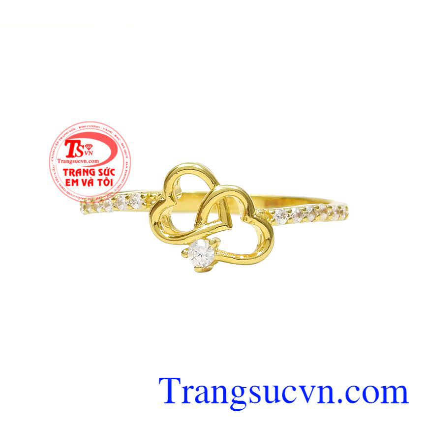Nhẫn vàng trái tim yêu thương, Nhẫn vàng tây nữ, Nhẫn nữ vàng sang trọng Nhẫn vàng trái tim yêu thương, Nhẫn vàng tây nữ, Nhẫn nữ vàng sang trọng