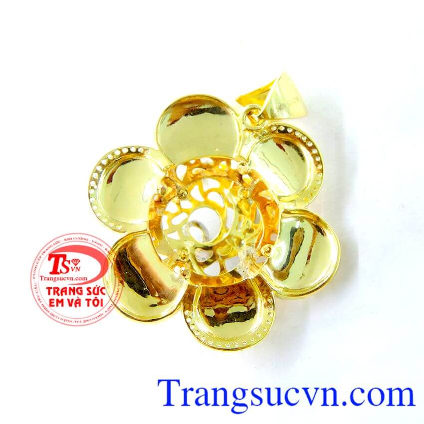 Mặt dây nữ hoa vàng tinh xảo, Mặt dây chuyền nữ vàng tây, Mặt dây chuyền nữ phái sang trọng Mặt dây nữ hoa vàng tinh xảo, Mặt dây chuyền nữ vàng tây, Mặt dây chuyền nữ phái sang trọng