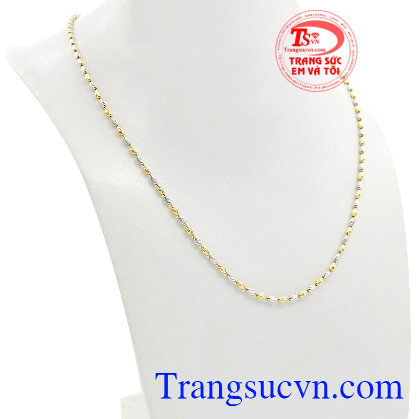 Dây chuyền nhập khẩu nữ tính, Dây chuyền nữ vàng, Dây chuyền Ý thời thượng Dây chuyền nhập khẩu nữ tính, Dây chuyền nữ vàng, Dây chuyền Ý thời thượng