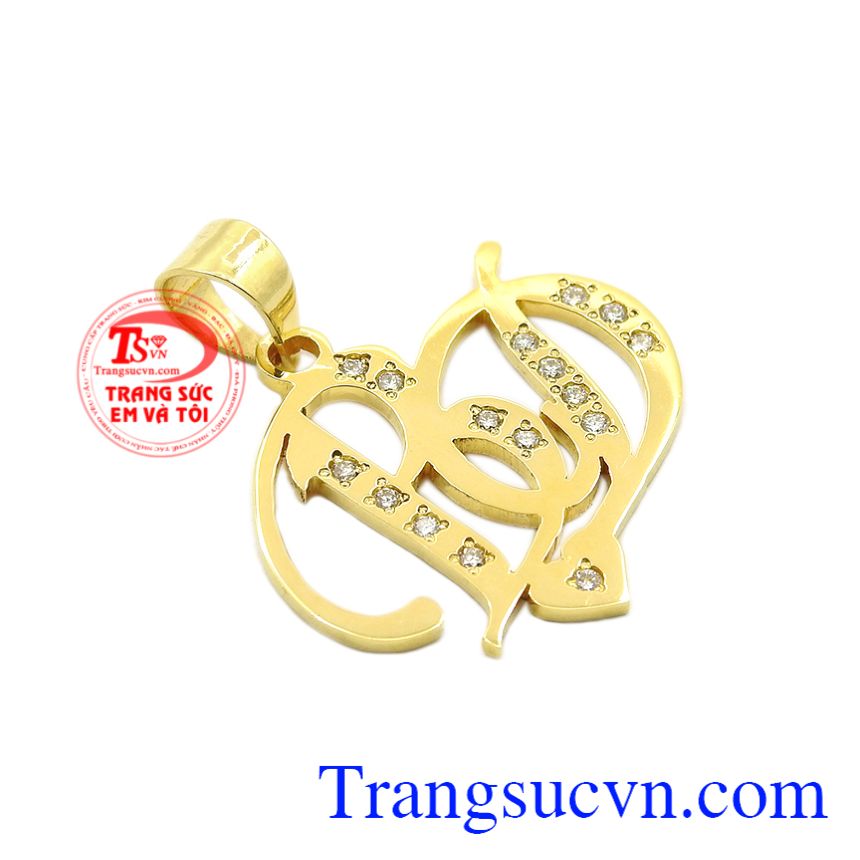 Mặt dây chữ kim cương tinh tế, Mặt dây chuyền vàng, Mặt dây chuyền phong cách Mặt dây chữ kim cương tinh tế, Mặt dây chuyền vàng, Mặt dây chuyền phong cách
