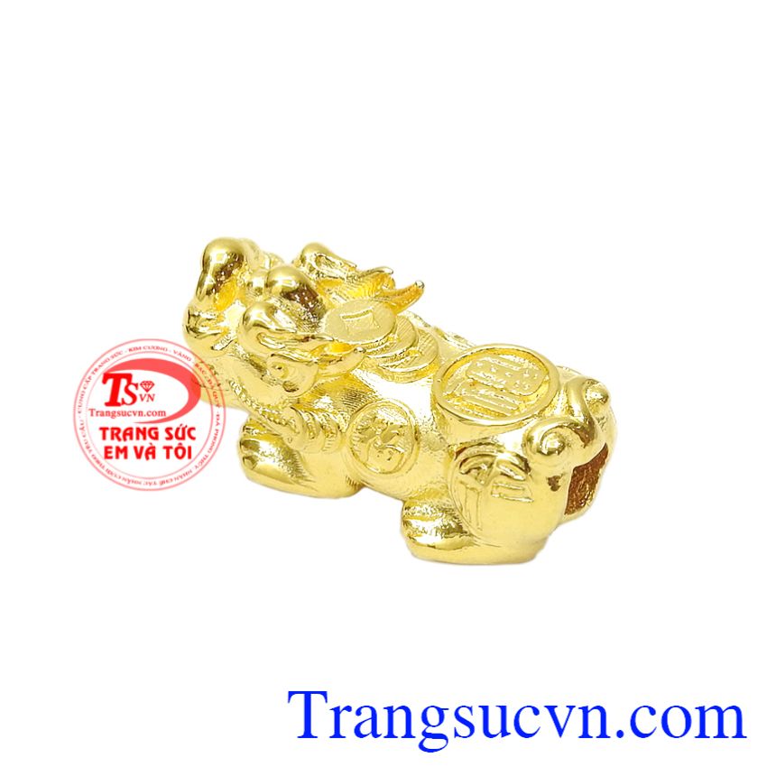 Charm tỳ hưu thịnh vượng, Tỳ Hưu Vàng, Mặt dây chuyền tinh tế Charm tỳ hưu thịnh vượng, Tỳ Hưu Vàng, Mặt dây chuyền tinh tế