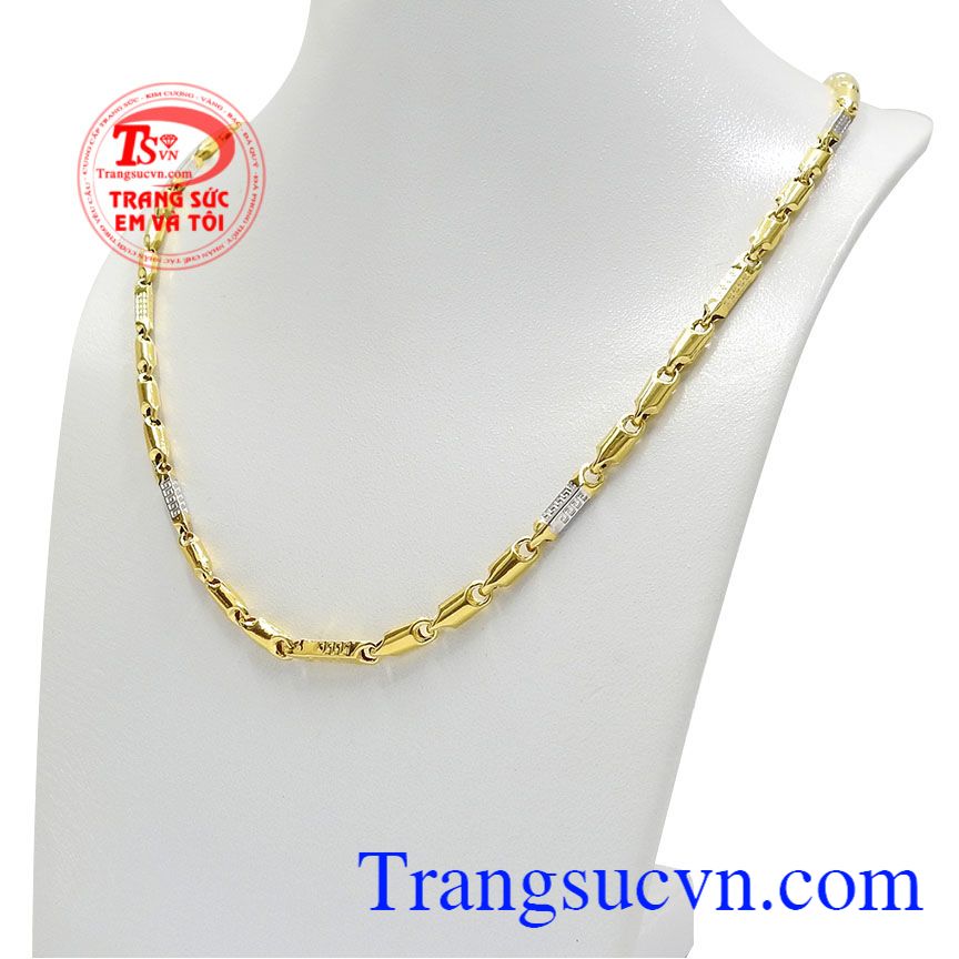 Dây chuyền phong độ phái mạnh, Dây chuyền nam vàng, Dây chuyền vàng sang trọng