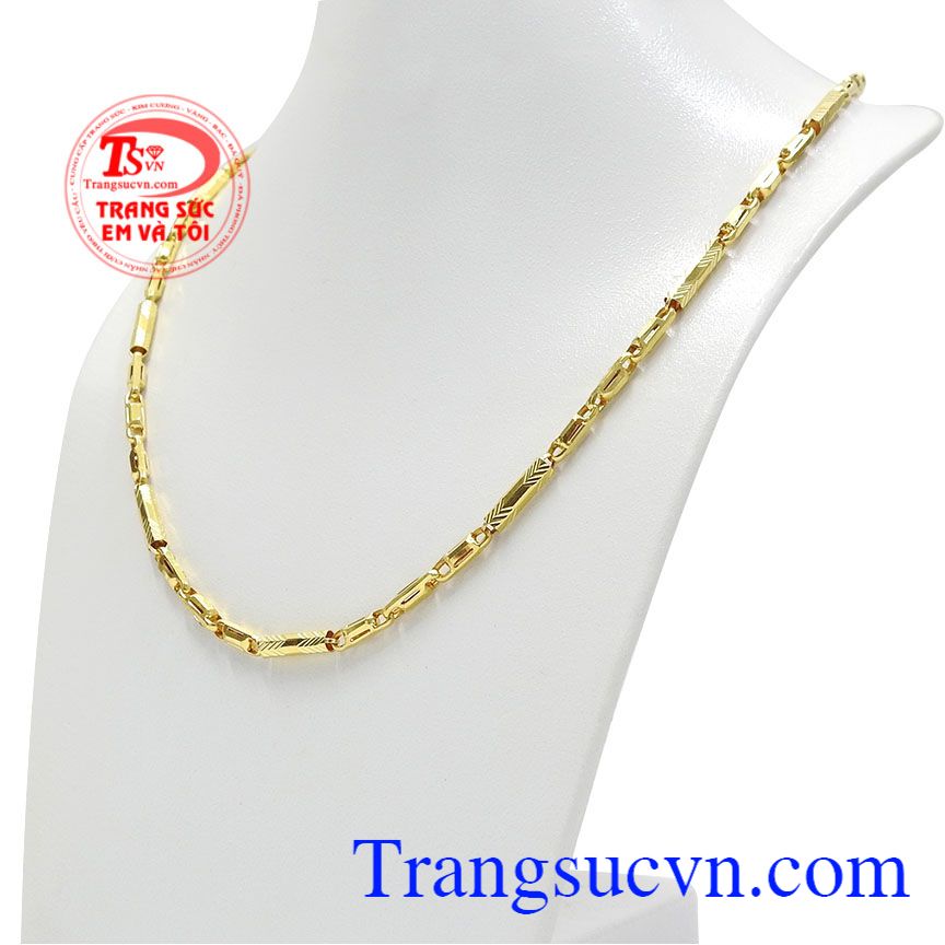 Dây chuyền vàng thành đạt, Dây chuyền vàng nam, Dây chuyền vàng tây thời trang