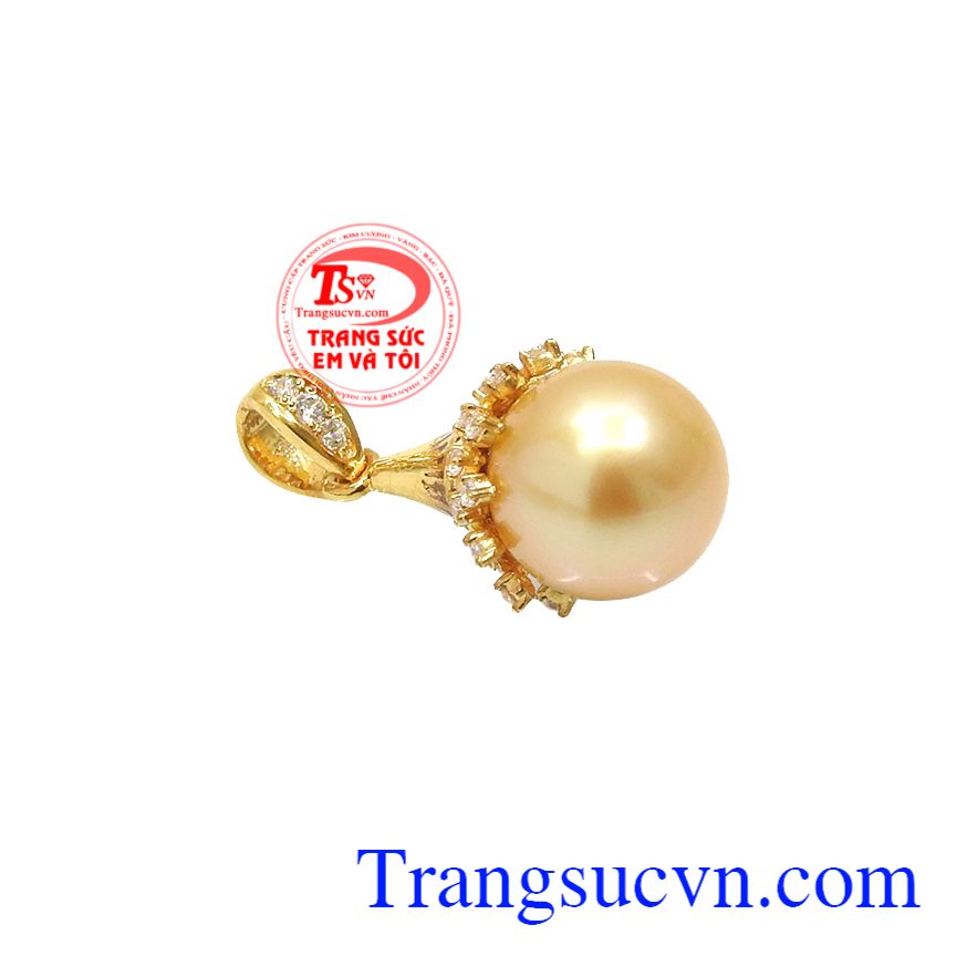 Mặt dây ngọc trai rạng ngời, Mặt dây chuyền vàng, mặt dây nữ thời trang Mặt dây ngọc trai rạng ngời, Mặt dây chuyền vàng, mặt dây nữ thời trang