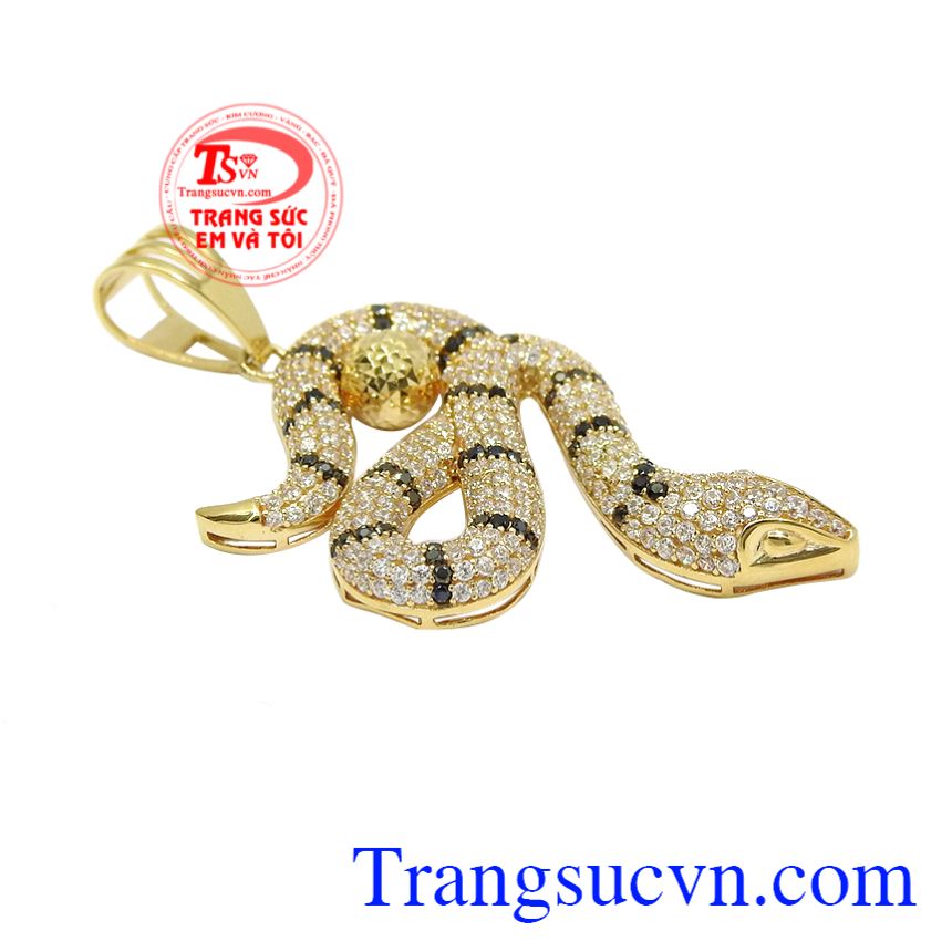 Mặt dây rắn phong cách, Mặt dây nam vàng, mặt dây chuyền sang trọng Mặt dây rắn phong cách, Mặt dây nam vàng, mặt dây chuyền sang trọng