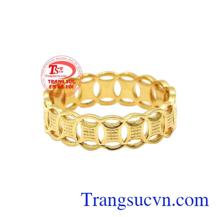 Nhẫn nam kim tiền tài lộc, Nhẫn nam vàng tây, Nhẫn nam vàng sang trọng