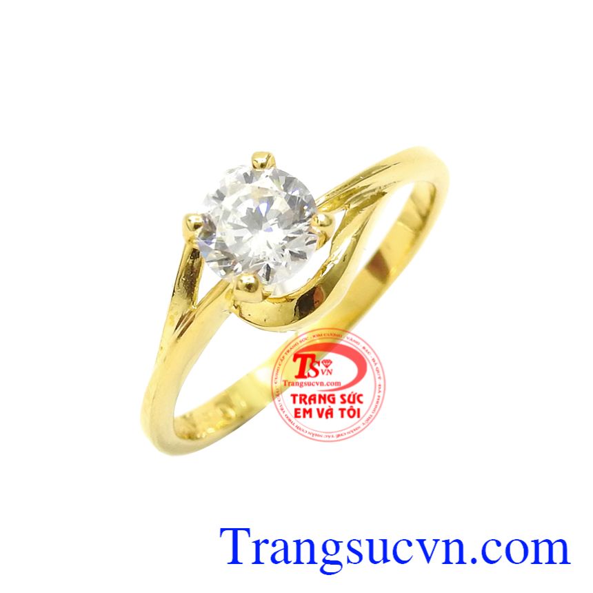 Nhẫn nữ vàng màu thanh tú, Nhẫn vàng tây nữ, Nhẫn vàng tây thời thượng Nhẫn nữ vàng màu thanh tú, Nhẫn vàng tây nữ, Nhẫn vàng tây thời thượng