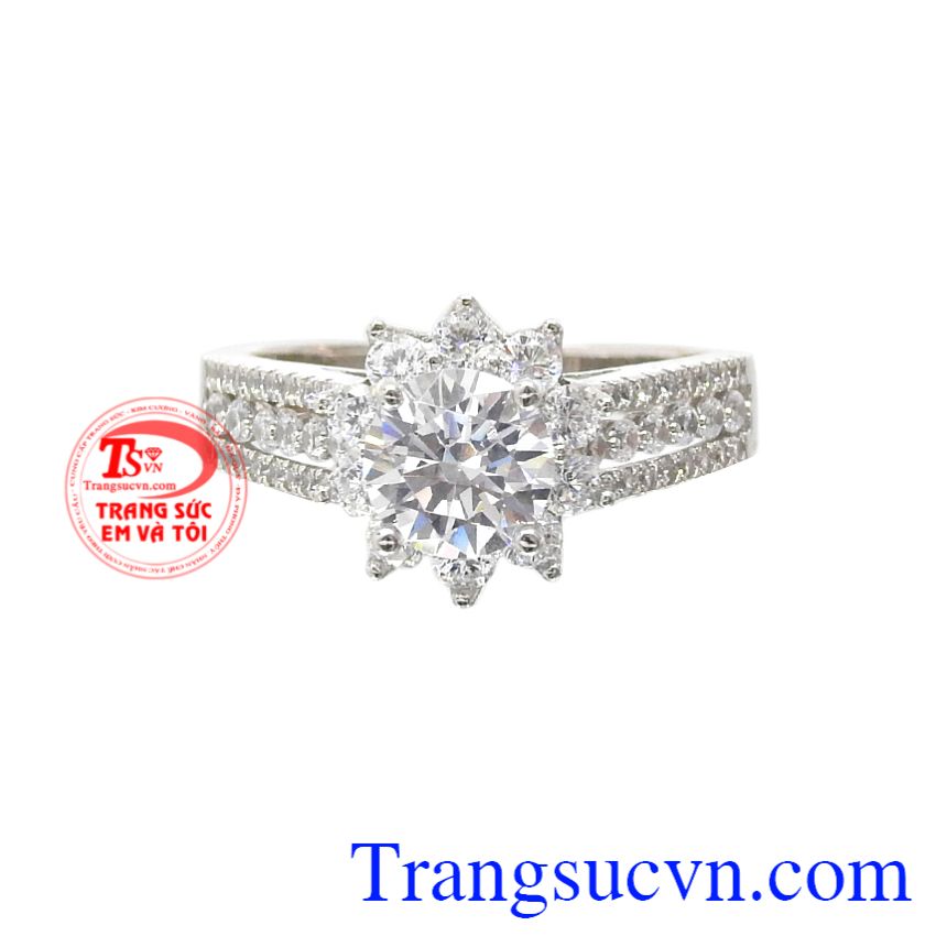 Nhẫn vàng trắng hoàn mỹ, Nhẫn nữ thời trang, Nhẫn vàng tây thời thượng Nhẫn vàng trắng hoàn mỹ, Nhẫn nữ thời trang, Nhẫn vàng tây thời thượng