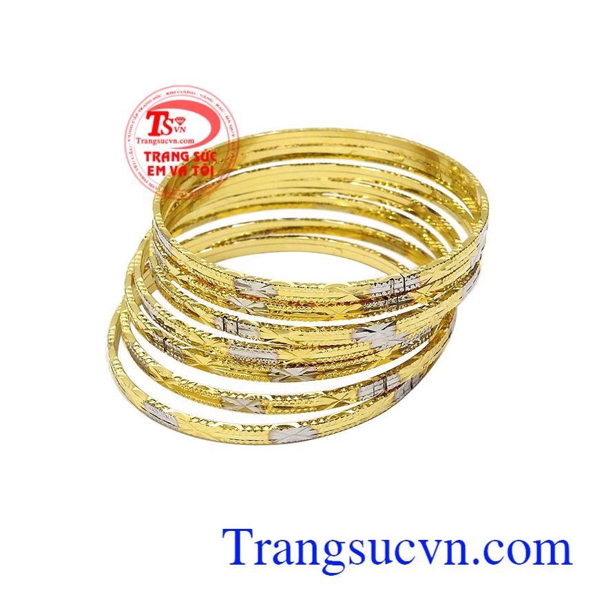 Vòng tuần vàng phong cách, Vòng tuần vàng tây, Vòng tay nữ cao cấp Vòng tuần vàng phong cách, Vòng tuần vàng tây, Vòng tay nữ cao cấp