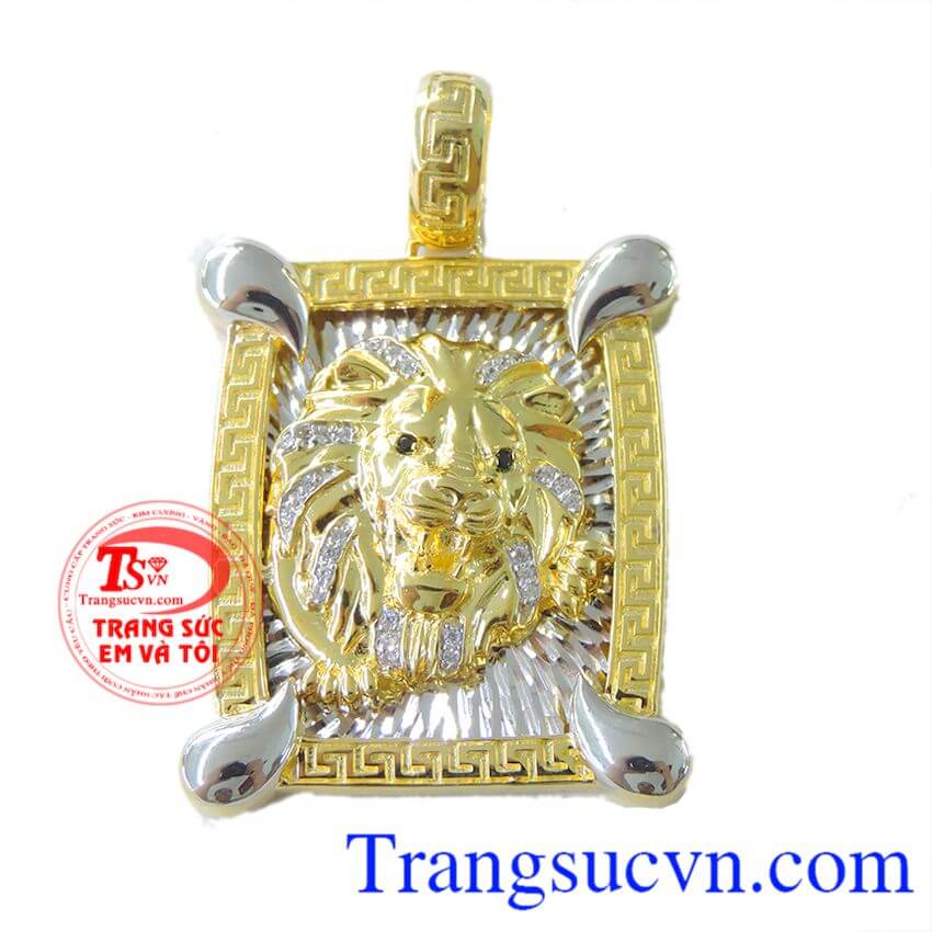 Mặt nam sư tử vàng 10k, Mặt dây chuyền nam cá tính, Mặt dây chuyền nam phong thủy Mặt nam sư tử vàng 10k, Mặt dây chuyền nam cá tính, Mặt dây chuyền nam phong thủy