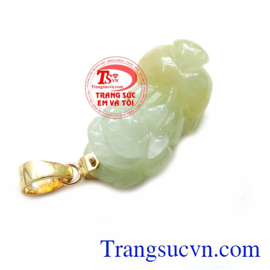 Mặt Tỳ Hưu Chiêu Tài Lộc, Mặt dây tỳ hưu ngọc cẩm thạch, Mặt dây tỳ hưu ngọc cẩm thạch thiên nhiên