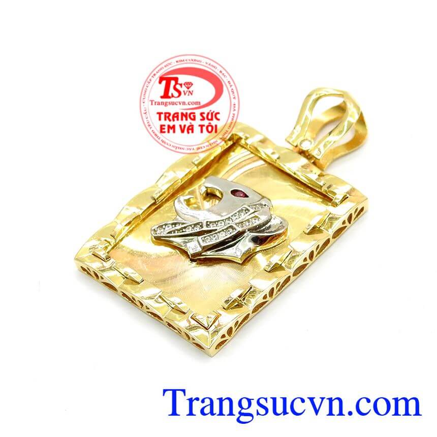 Mặt D&acirc;y Chuyền B&aacute;o Ph&aacute;i Mạnh, Mặt d&acirc;y chuyền nam đẹp, Mặt d&acirc;y chuyền v&agrave;ng t&acirc;y