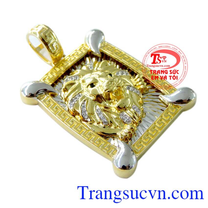 Mặt nam sư tử vàng 10k, Mặt dây chuyền nam cá tính, Mặt dây chuyền nam phong thủy Mặt nam sư tử vàng 10k, Mặt dây chuyền nam cá tính, Mặt dây chuyền nam phong thủy
