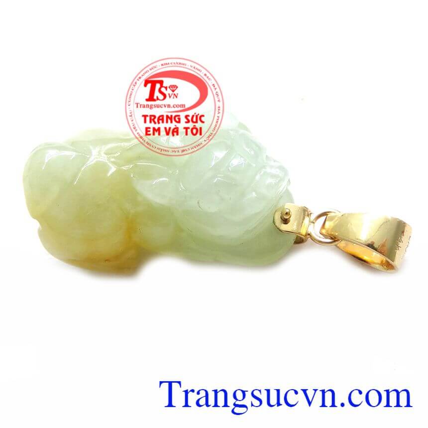 Mặt Tỳ Hưu Chiêu Tài Lộc, Mặt dây tỳ hưu ngọc cẩm thạch, Mặt dây tỳ hưu ngọc cẩm thạch thiên nhiên