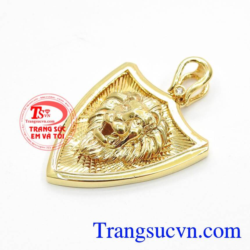 Mặt Dây Chuyền Sư Tử Cá Tính, Mặt dây chuyền nam, Mặt dây chuyền vàng tây