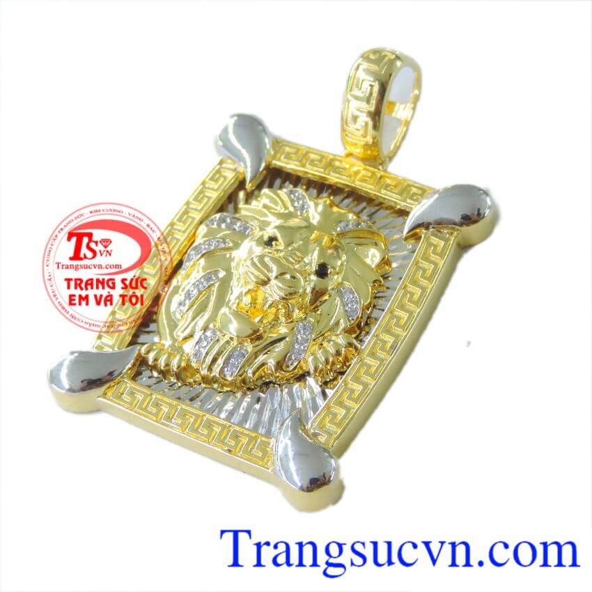 Mặt nam sư tử vàng 10k, Mặt dây chuyền nam cá tính, Mặt dây chuyền nam phong thủy Mặt nam sư tử vàng 10k, Mặt dây chuyền nam cá tính, Mặt dây chuyền nam phong thủy