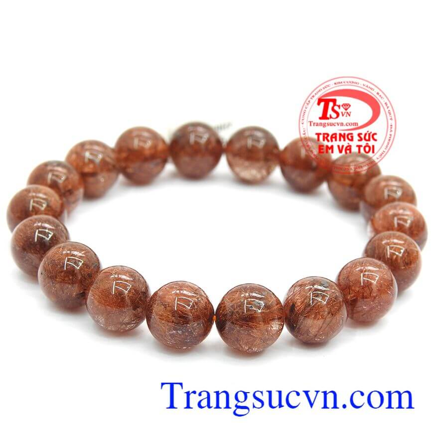 Vòng tay thạch anh đẹp, Chuỗi thạch anh tóc sang trọng, Vòng tay thạch anh may mắn.