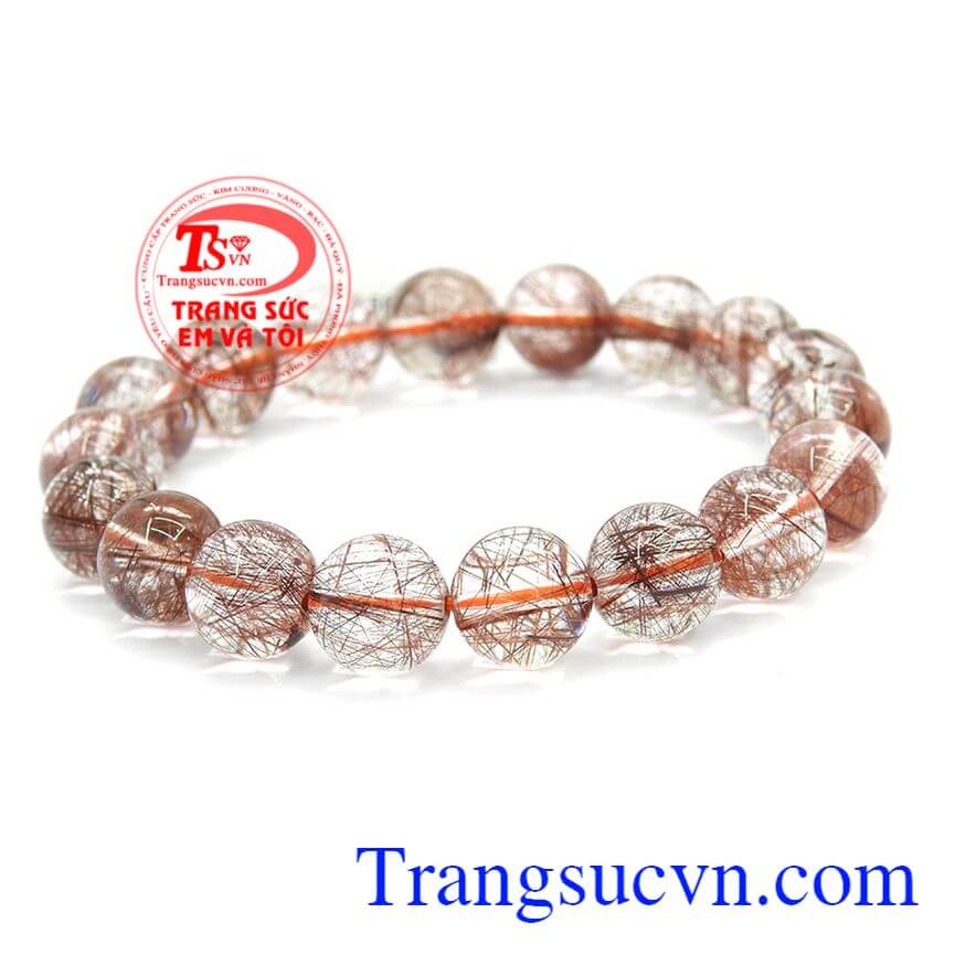 V&ograve;ng thạch anh t&oacute;c, Chuỗi v&ograve;ng thạch anh t&oacute;c n&acirc;u, V&ograve;ng thạch anh may mắn